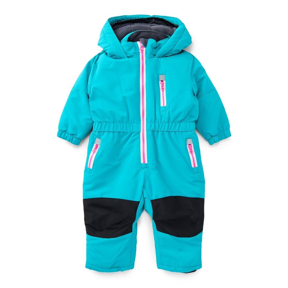 NEW Iceburg Baby Boys Midweight Coverall Insulated One-Piece Suit Turquoise